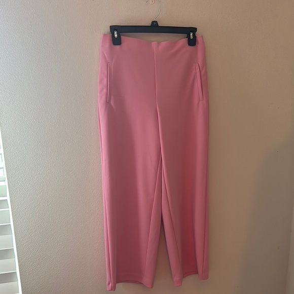 Chapter One Sportswear Inc pull on elastic waist wide leg high rise pants Sz S - Picture 1 of 6